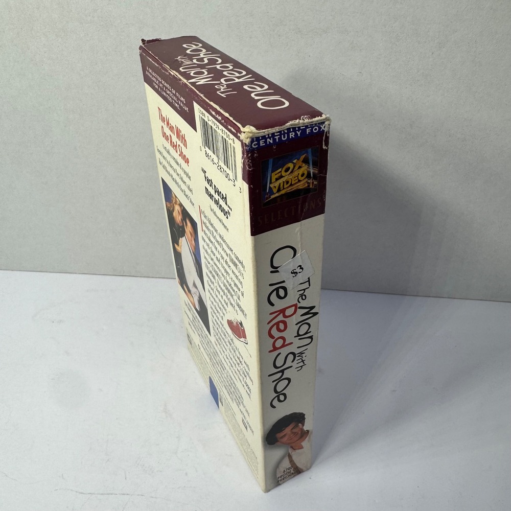The Man With One Red Shoe VHS 1985 Tom Hanks Comedy 20th Century Fox Vintage VTG